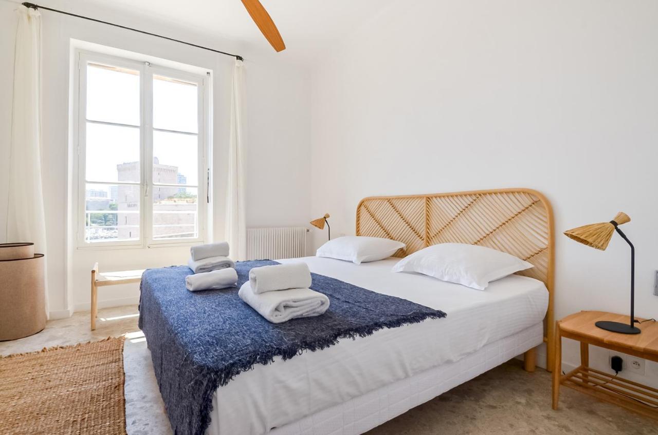 Massilia Blue - Grand Appartement Refait A Neuf Avec Vue Sur Le Vieux Port Marseille Exterior photo