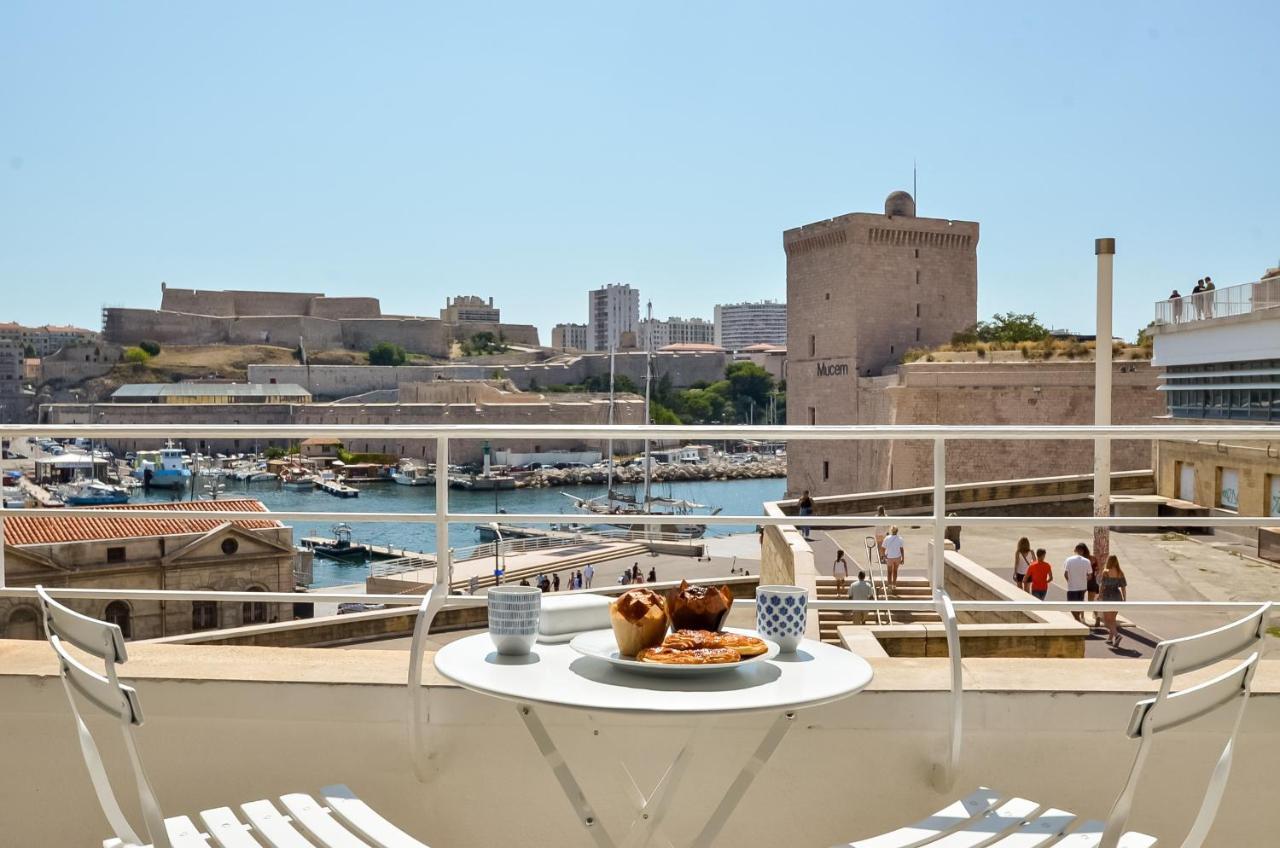 Massilia Blue - Grand Appartement Refait A Neuf Avec Vue Sur Le Vieux Port Marseille Exterior photo